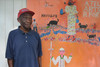 Haitian Primitivism Painting, Manbo Karaoke by Gerard Fortune, Vintage Voodoo Art