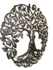 Tree of Life metal work, Haiti Metal Wall Art, Recycled oil drums