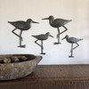 Sandpiper Coastal Birds, Ornamental Sea Birds, Decorative Home Art, Nature Inspired, Handmade in Haiti