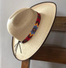 rodeo fashion, boho western style, artisan beadwork, panama hat band, cowboy hat band, handmade western accessory