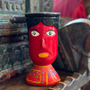Girl power Face Vase decorative, Vase, Home Decor, Pen Holder, Office Supplies, Interior Design, Colorful Home Decor, Vintage Home Decor, Sustainable Home Decor, Eco-Friendly, Whimsical Home, Maximalist Home