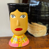 Guatemalan Folk Art Hand Painted Face Vace Human Race Project