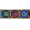floral wooden bowl tray