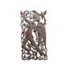 Handcrafted Haitian Metal Art, Angel Boy Dancing with Birds, Metal Angel Birds, Garden Angel, Angel Sculpture, Angelic Decor, Vintage Angel Art Sculpture