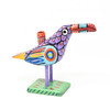 Toucan Candle Holder, Colorful, Carved Wood, Wooden Art Handcrafted in Guatemala, One-of-a-Kind Art, 8.5" x 6.5" x 4"