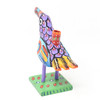 Toucan Candle Holder, Colorful, Carved Wood, Wooden Art Handcrafted in Guatemala, One-of-a-Kind Art, 8.5" x 6.5" x 4"