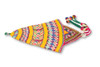 Vintage Andean Peruvian Bolivian ch'ullo colorful alpaca wool knit ear-flap BOL1303