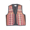 South American Vest, Andean Traditional Clothing, Unisex Bolivian Vest made from Traditional Antique Manta Size Small