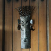 Handcrafted Haitian tiki / voodoo mask