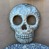 Large Skull, Haiti Metal Art, Day of the Dead Wall Decor