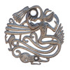 Haitian Voodoo Decor, Bird Sculpture, One-of-a-Kind, Handcrafted, Handmade, Sustainable, Eco-Friendly, Limited Edition, Recycle, Recyclable, Metal, Steel, Oil Barrels