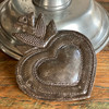 Metal Wall Art, Milagro Sacred Heart, Take Your Worry Away, Ornamental, Gift tag, Handmade in Haiti 3.75" x 3" (SM446-Indiv-F)