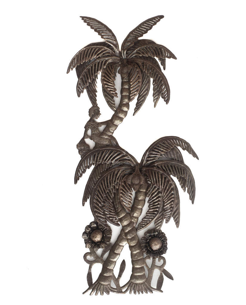 Palm Tree, Coconut Tree, Coconut Palm Tree, Eco-Friendly Island Decor, Metal Palm Tree 