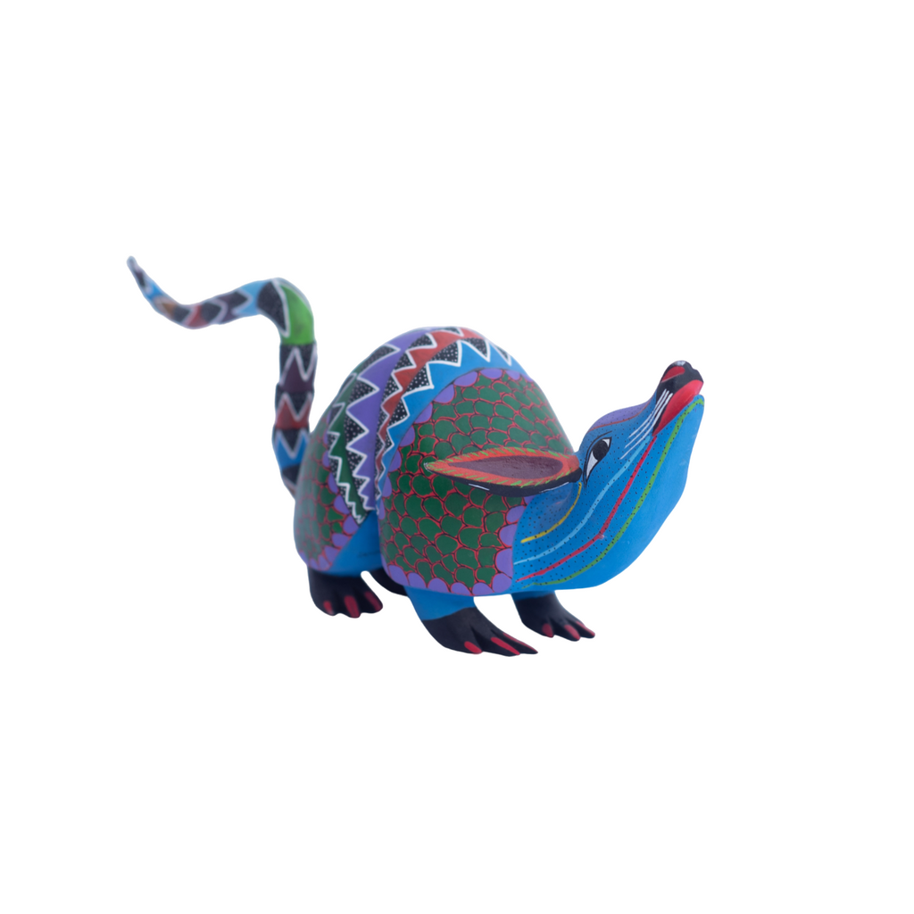 One-of-a-Kind Armadillo, Gifts for Armadillo Lovers, Mexican Magical Folk Art, Mexican Folk Art 