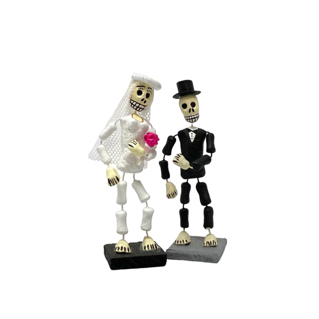 Day of the Dead Bride & Groom, Dia de los Muertos Bride & Groom 