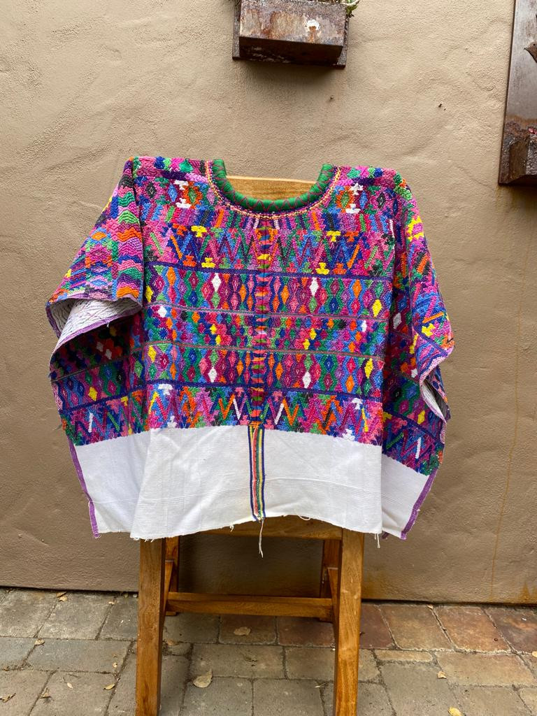 San Pedro Sacatepequez Textile, San Pedro Sacatepequez Huipil, Guatemalan Huipil, Vintage Guatemalan Blouse, Vintage Guatemalan Huipil 