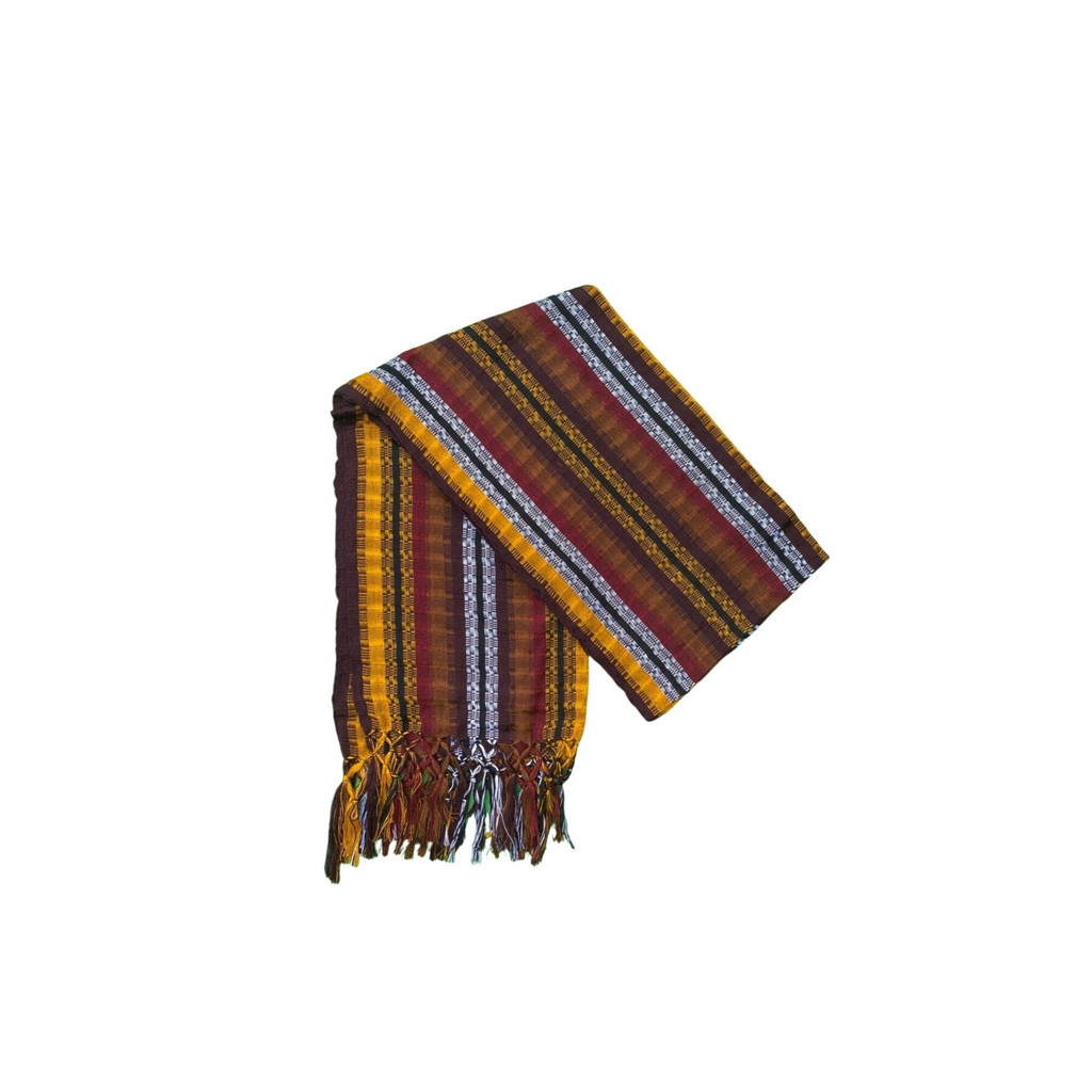 Handwoven Cotton Scarf, Handwoven Guatemalan Cotton Scarf, Handmade Guatemalan Scarf, Scarf Gifts 