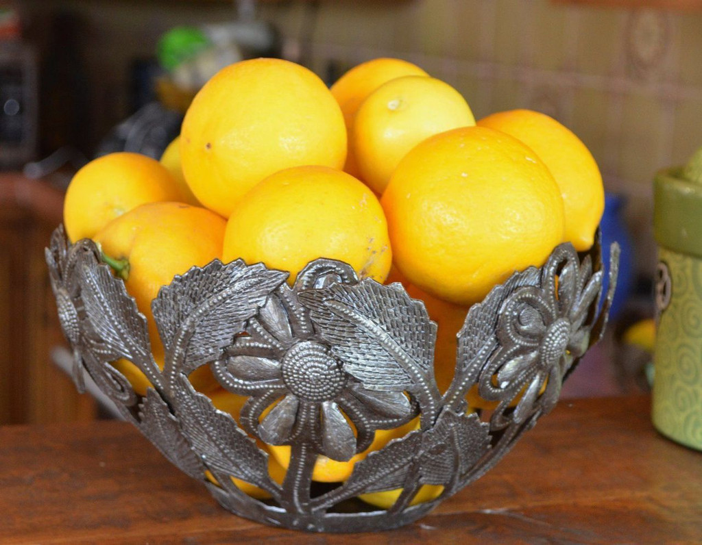 Handmade metal Fruit Bowl