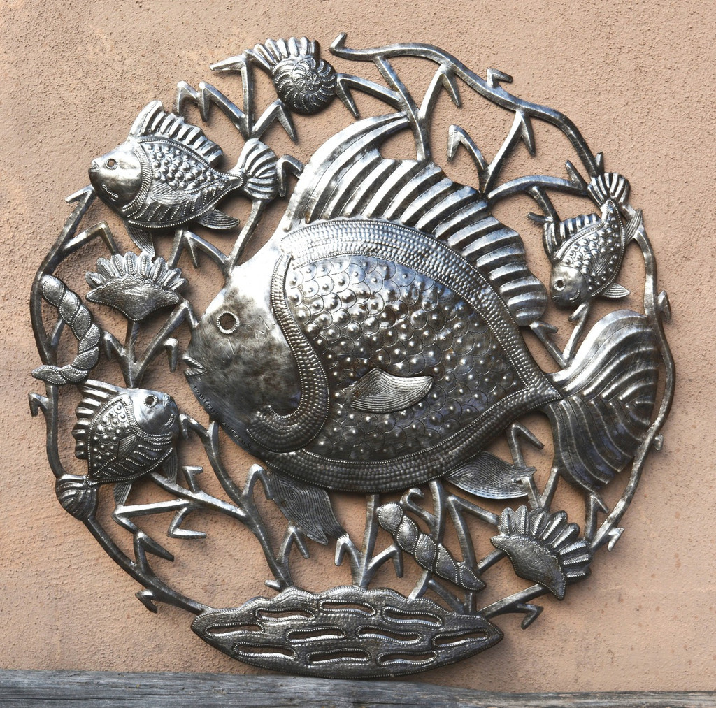 Fish Metal Wall art, Haitian