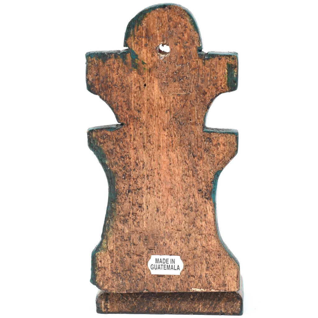 Saint Anthony, Hand Carved Alter, Guatemala, 7.5" x 3.5" x 3"