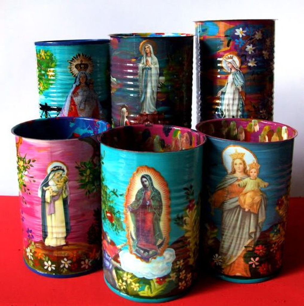 Recycled religious spiritual art