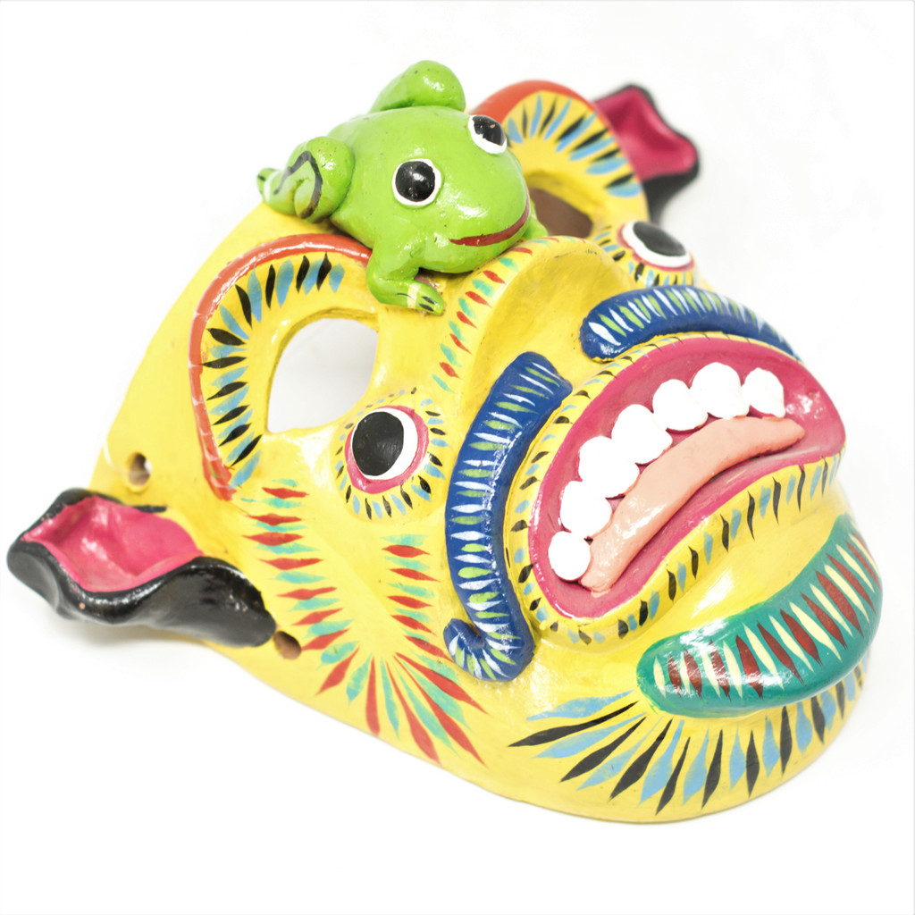 Masks are made scary to keep away evil spirits