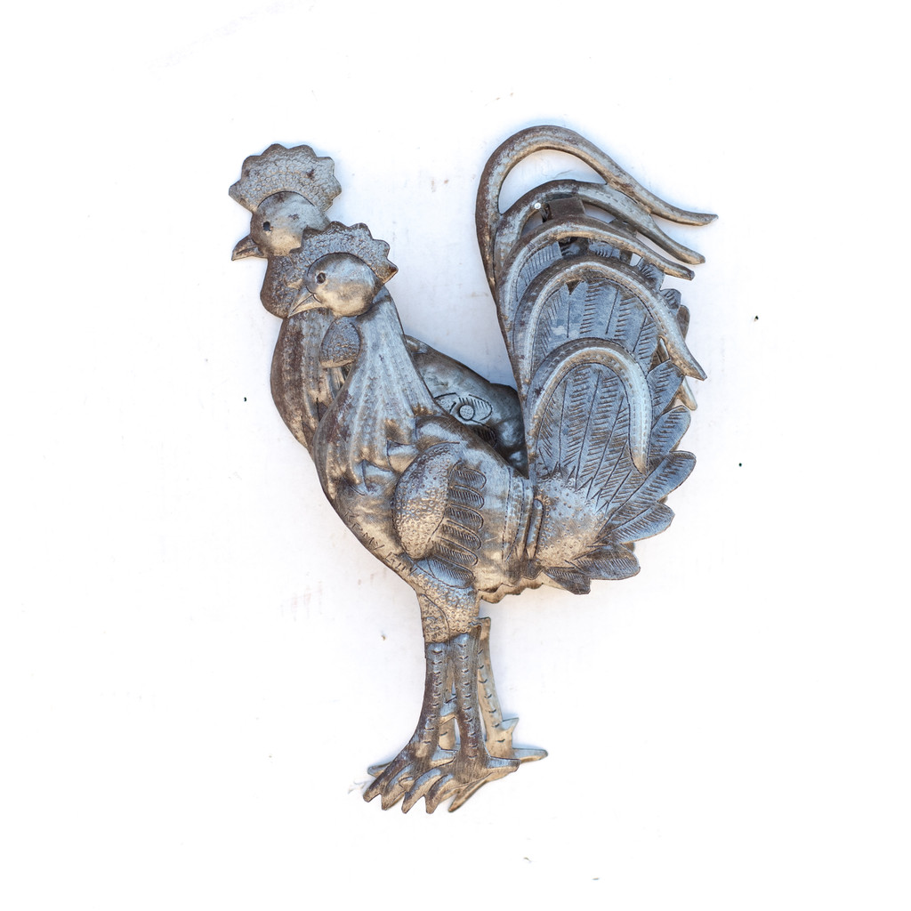 Rooster, Chicken, Barn Life, Farm, Farming, Farmhouse, Bird, Birds, Garden Decor, Limited Edition, Sustainable, Eco-Friendly, Handcrafted, Handmade, Recycle, Recyclable, Fair Trade