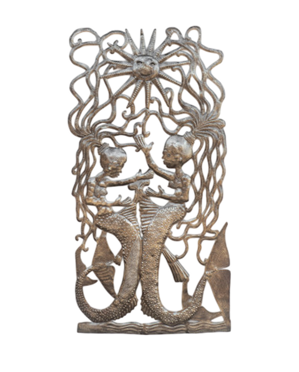 Mermaids in the Sun, Mermaids Under the Sun, Metal Mermaid, Mermaids, Metal Mermaids, Mermaid Wall Art, Mermaid Wall Sculpture
