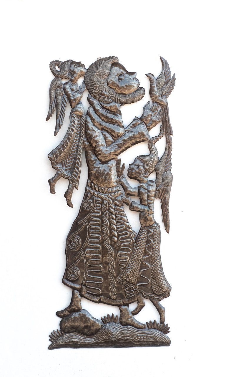 Angels, Angelic, Guardian Angel, Saint, Shepherd, Upcycled, Recycled, Metal, Steel, Religious, Religion, Faith, God, Mystical, Mythical 
