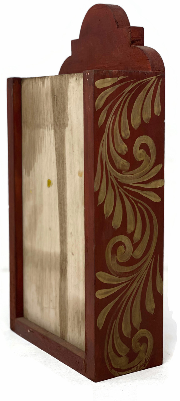 Hand Painted Saint Diego with Cross, Portable Alter, Nicho, One of a Kind