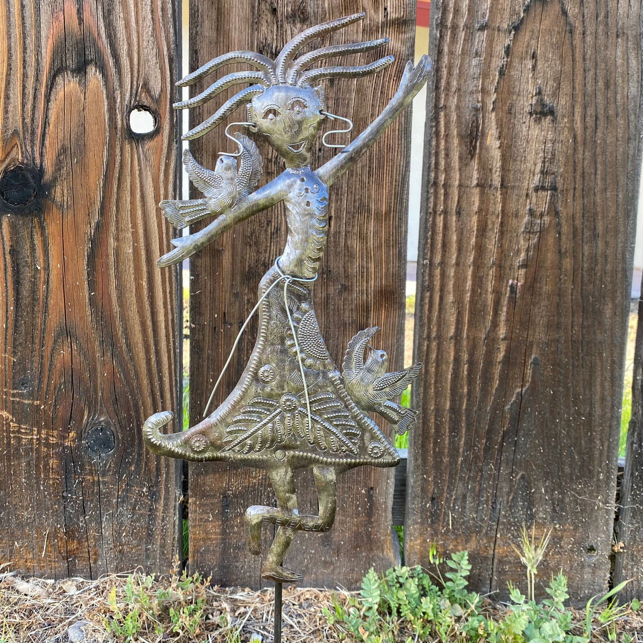 New Garden Stake, You are my Sunshine, Spring Metal Plant Stake - Outdoor Garden Yard Decor, Ornament Patio Marker 10" X 17"
