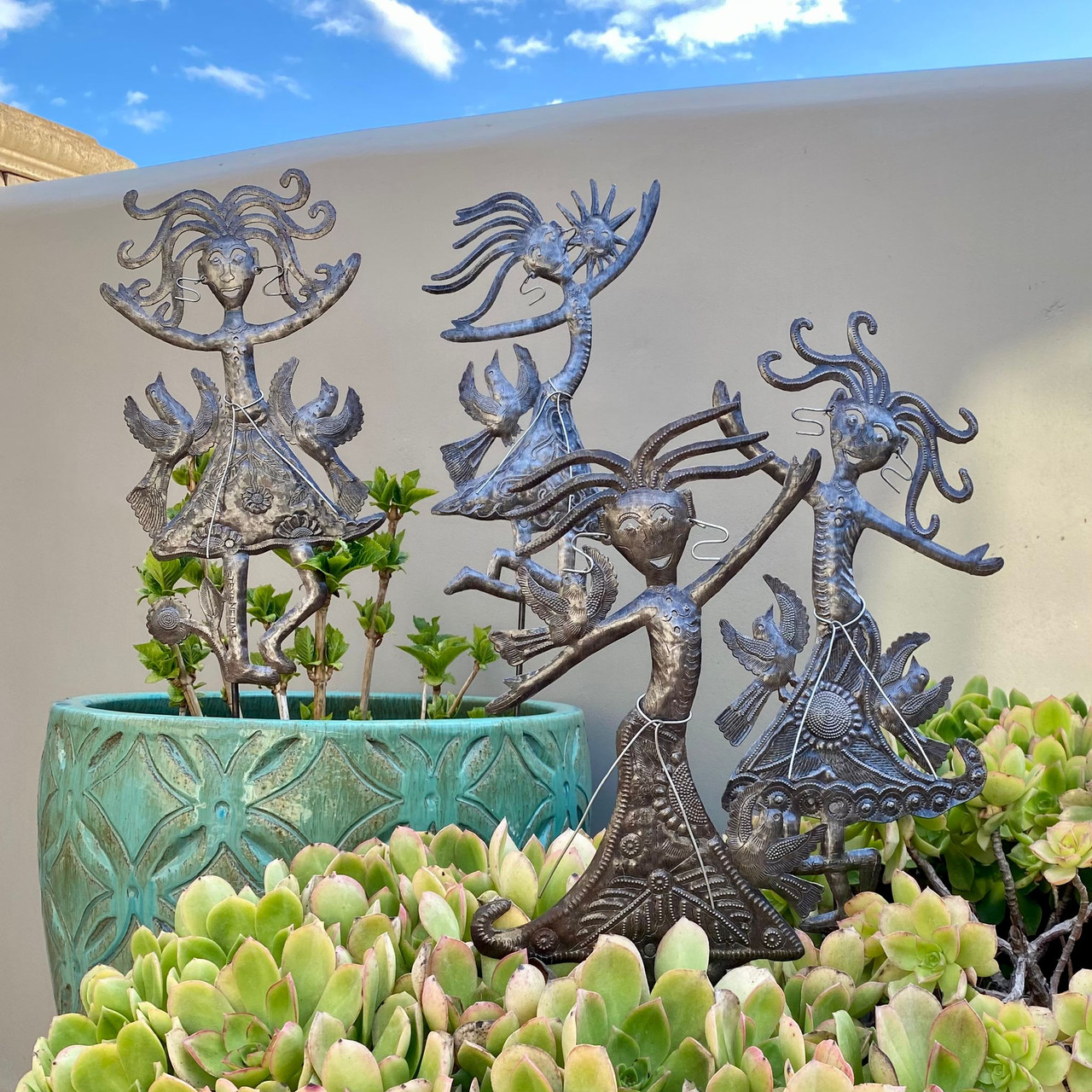 New Garden Stake, You are my Sunshine, Spring Metal Plant Stake - Outdoor Garden Yard Decor, Ornament Patio Marker 10" X 17"
