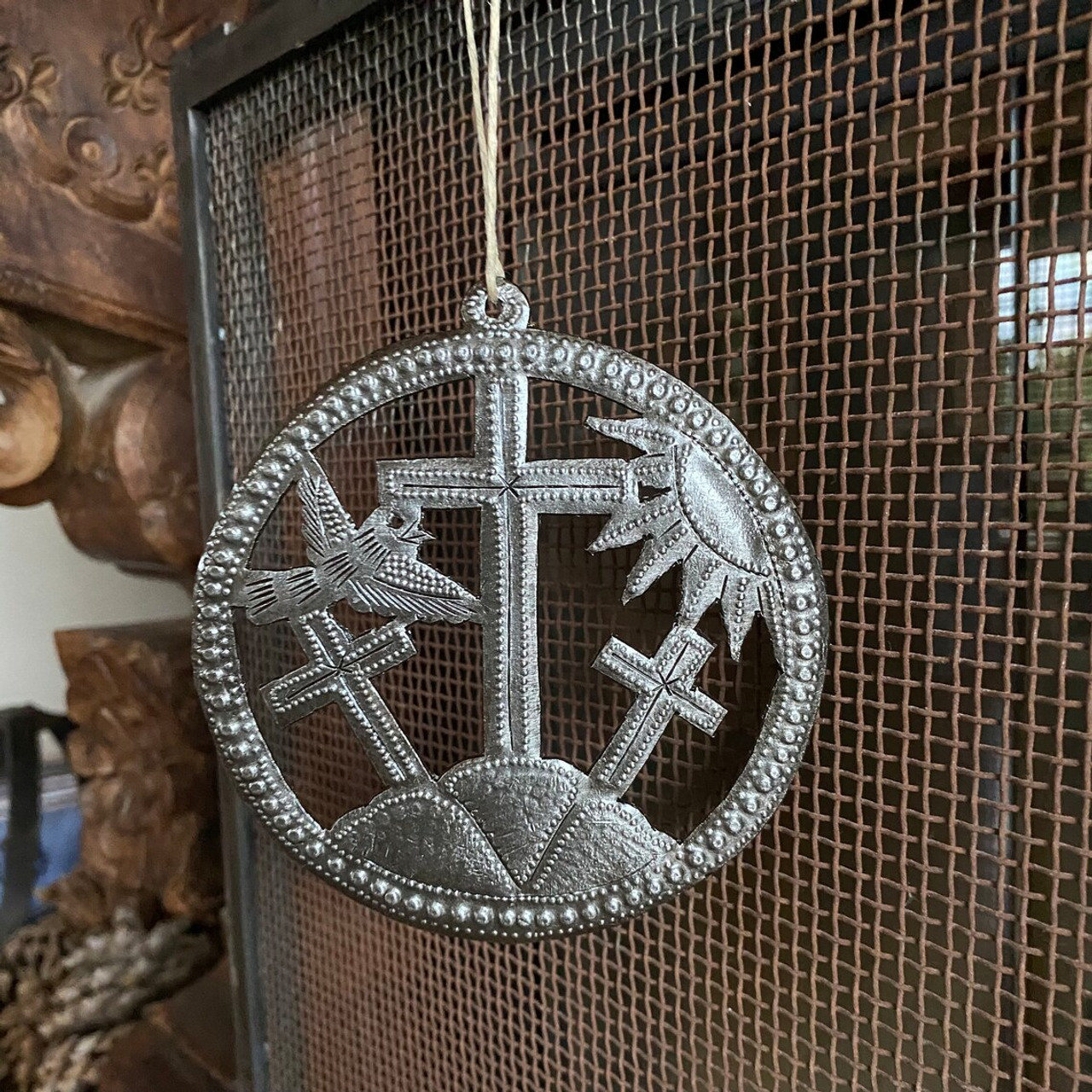 Three Crosses on Calvary's Hill, Cross Cemetery, Handcrafted Cemetery  Three Crosses on Calvary's Hill, Cross Cemetery, Handcrafted Cemetery