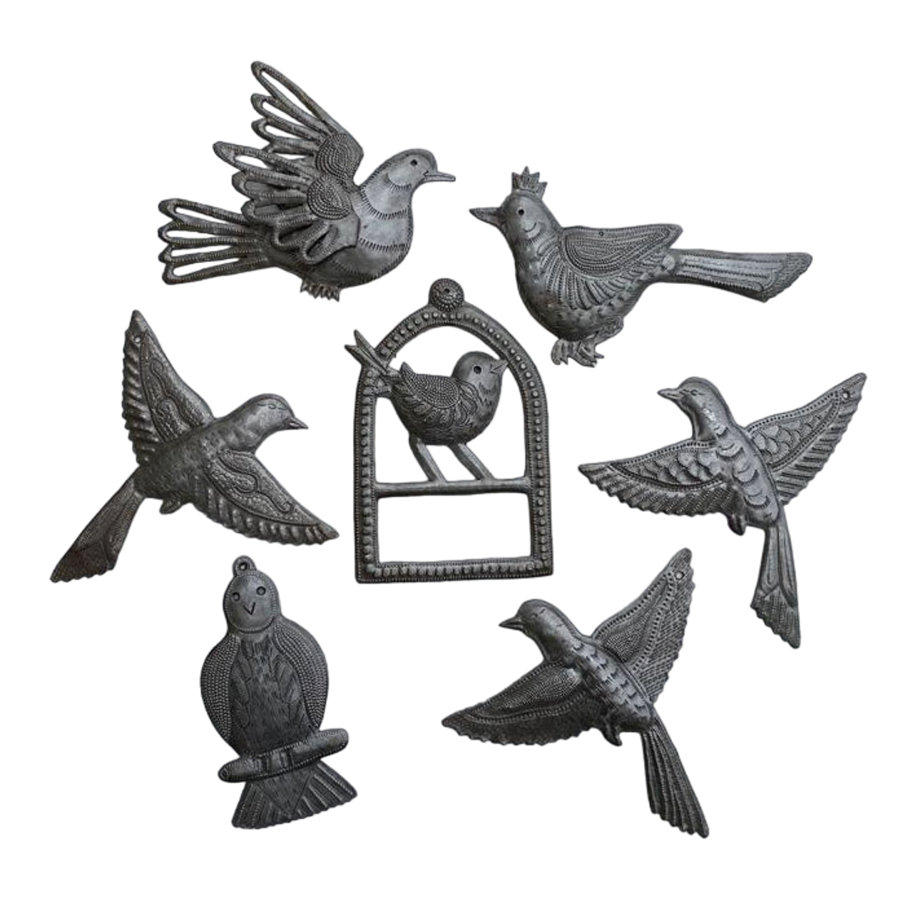 Garden Birds, Birds in the Garden, Birds Flying High, Bird on Window, Birds Flying, Handcrafted Metal Birds 