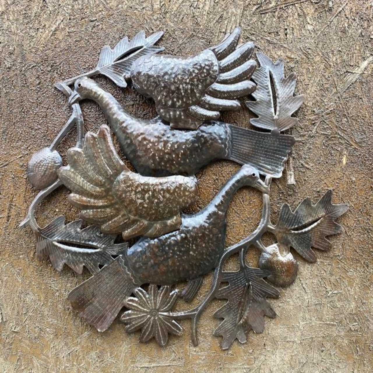 Pigeon Sculpture, Pigeons in the Garden, Patio Pigeons, Pigeon Home Decor 