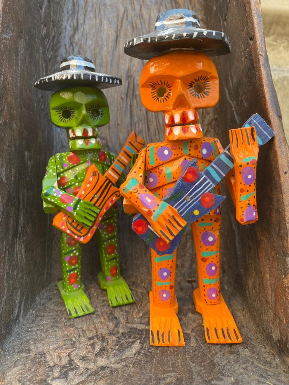 Day of the Dead Musicians, Day of the Dead Guitarists, Day of the Dead Musical Skeleton 