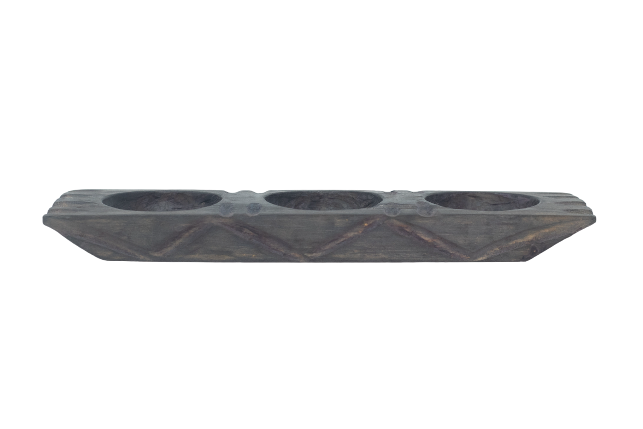 Vintage Wooden Sugar Mold Tray, Candle Tray, Wooden Catch All Tray, Wooden Ring Tray, Wooden Sugar Mold 