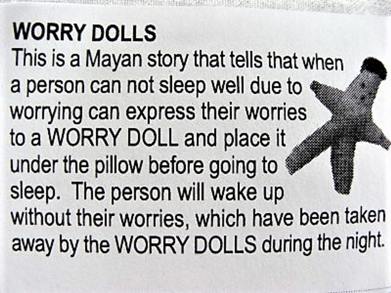 legend of the Guatemalan Worry Doll