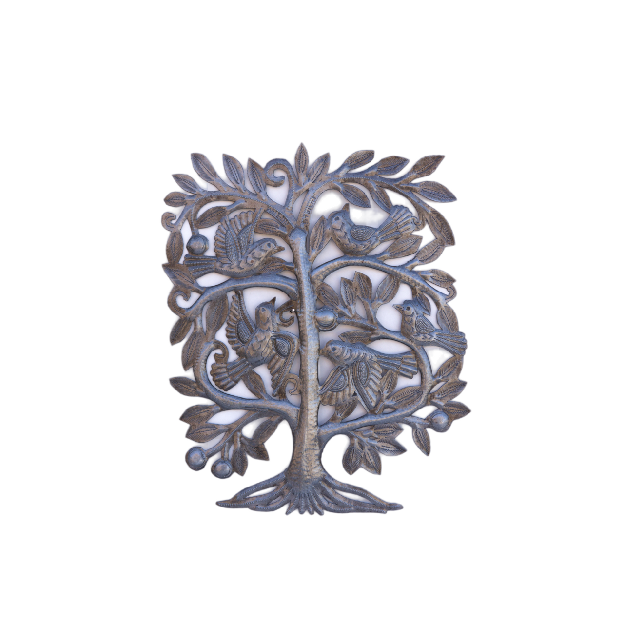 Metal Tree of Life with Birds, Tree of Life with Birds, Garden Tree with Birds, Birds on Tree 