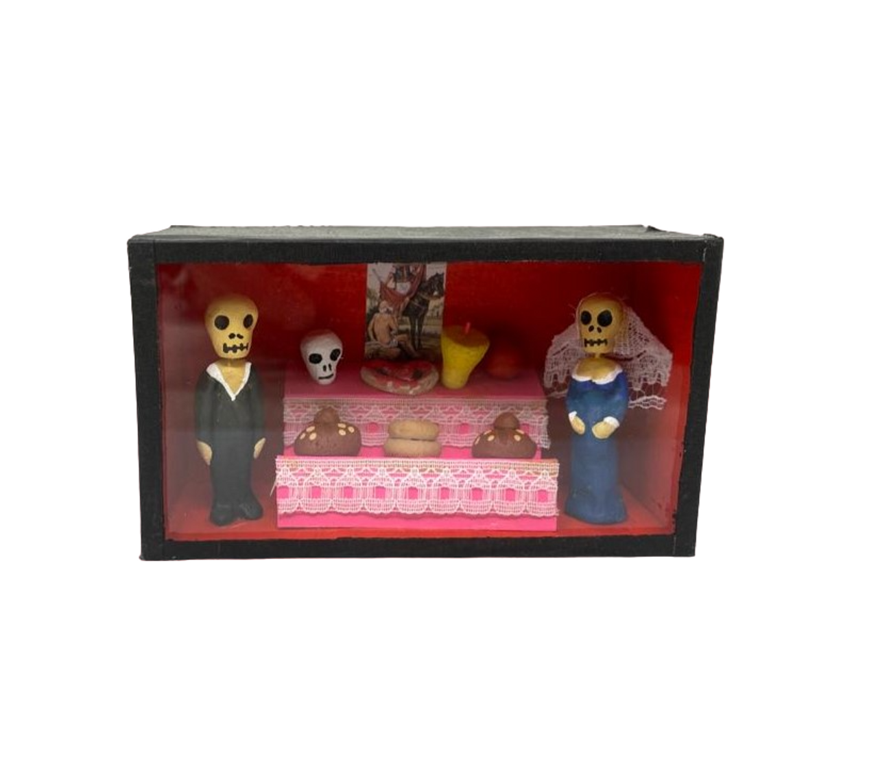 Day of the Dead Decor, Dia de los Muertos, Mexican Folk Art, day of the Dead Altar, Day of the Dead Retablo 