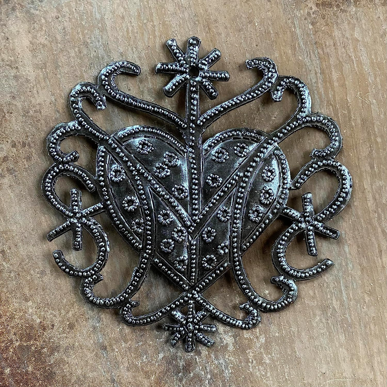 Haitian Art-Inspired Veve Design, Freda Veve Heart, Voodoo Art