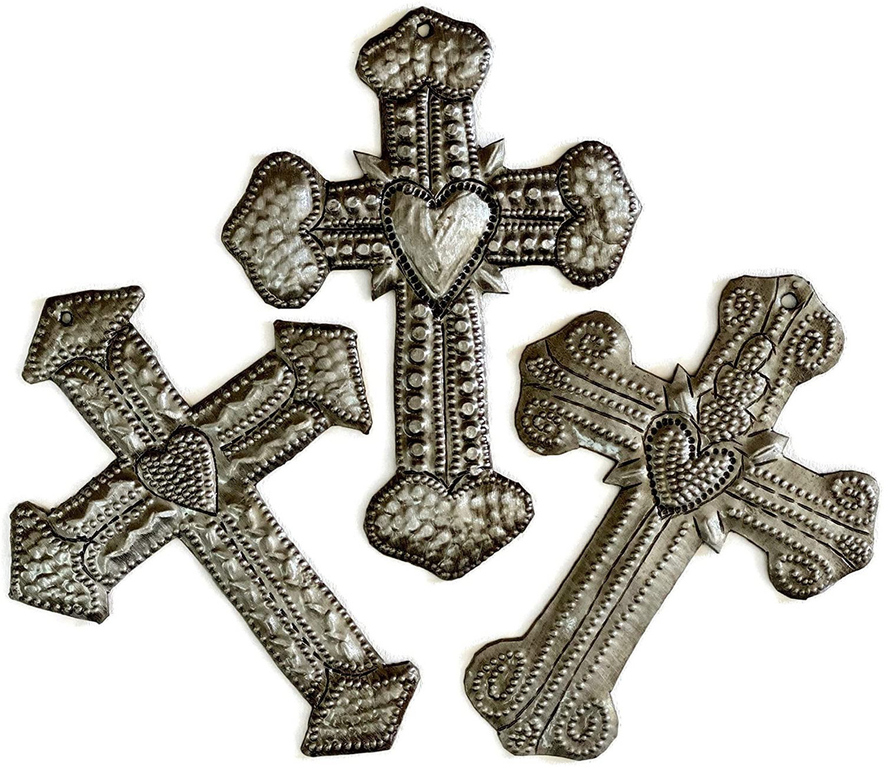 metal crosses handmade, Haitian metal art, recycled steel cross set, religious wall décor, handmade cross ornaments, fair trade metal wall art, eco-friendly religious décor, Christian home décor, small wall crosses, upcycled metal art Haiti, handmade Haitian crosses, 3 cross wall set, inspirational faith décor, rustic religious ornament, indoor outdoor wall art metal crosses handmade, Haitian metal art, recycled steel cross set, religious wall décor, handmade cross ornaments, fair trade metal wall art, eco-friendly religious décor, Christian home décor, small wall crosses, upcycled metal art Haiti, handmade Haitian crosses, 3 cross wall set, inspirational faith décor, rustic religious ornament, indoor outdoor wall art