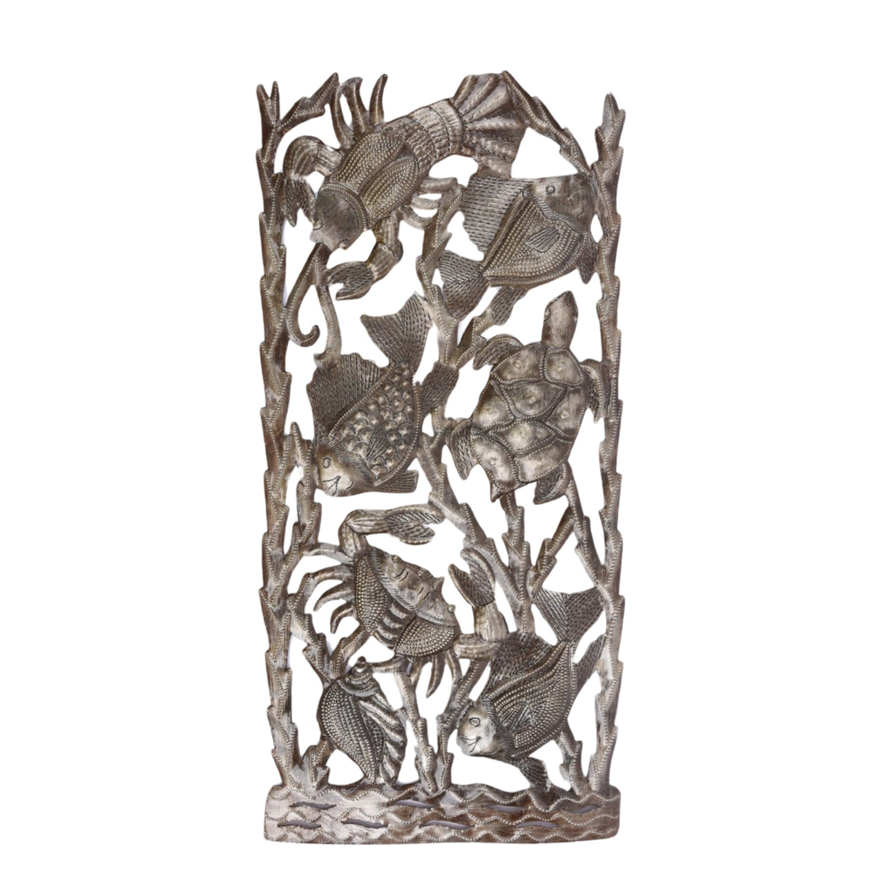 sea life wall hanging spring decorations handmade in Haiti