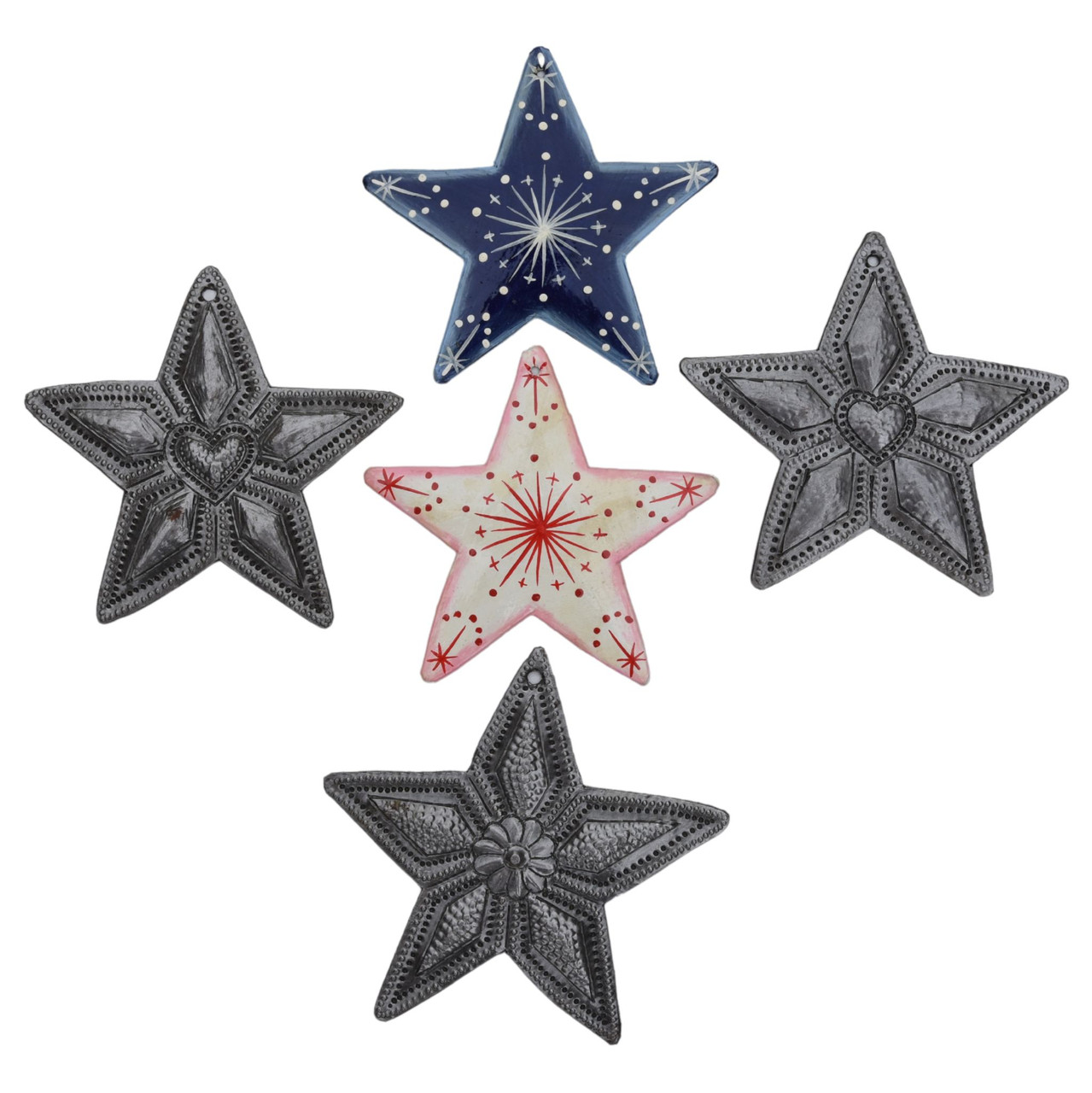 handmade star ornaments