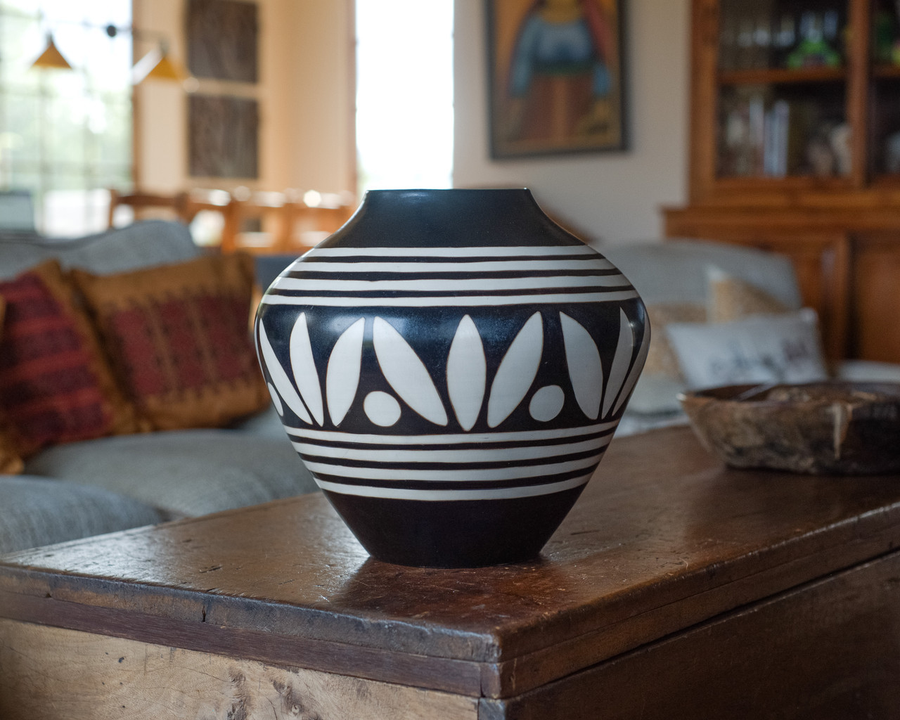 Vintage Ceramic Pottery, Chulucanas Peru, Chulucanas Pottery, Home Decor, Vintage Home Decor, Handcrafted Folk Art, Handcrafted, Unique Home Decor