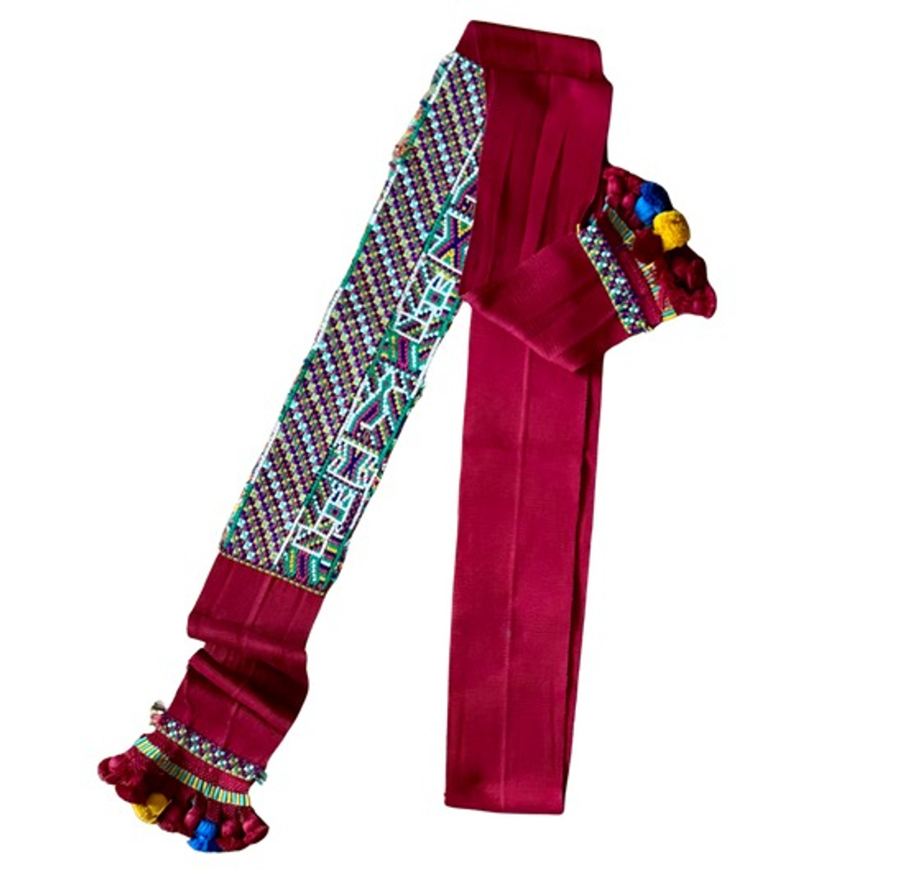 Vintage Handwoven Belt or Faja  from Chajul Guatemala