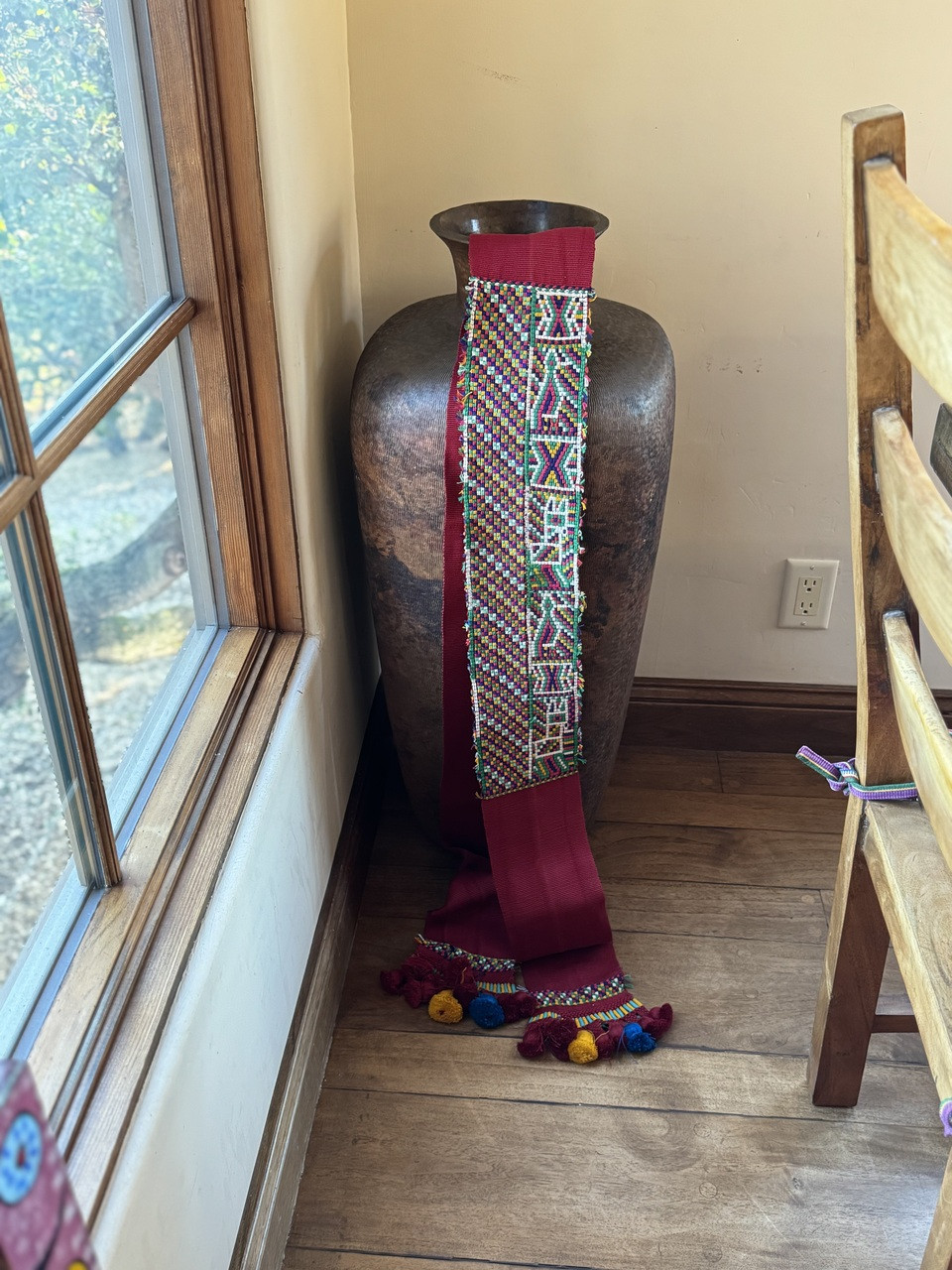 Vintage Handwoven Belt or Faja  from Chajul Guatemala