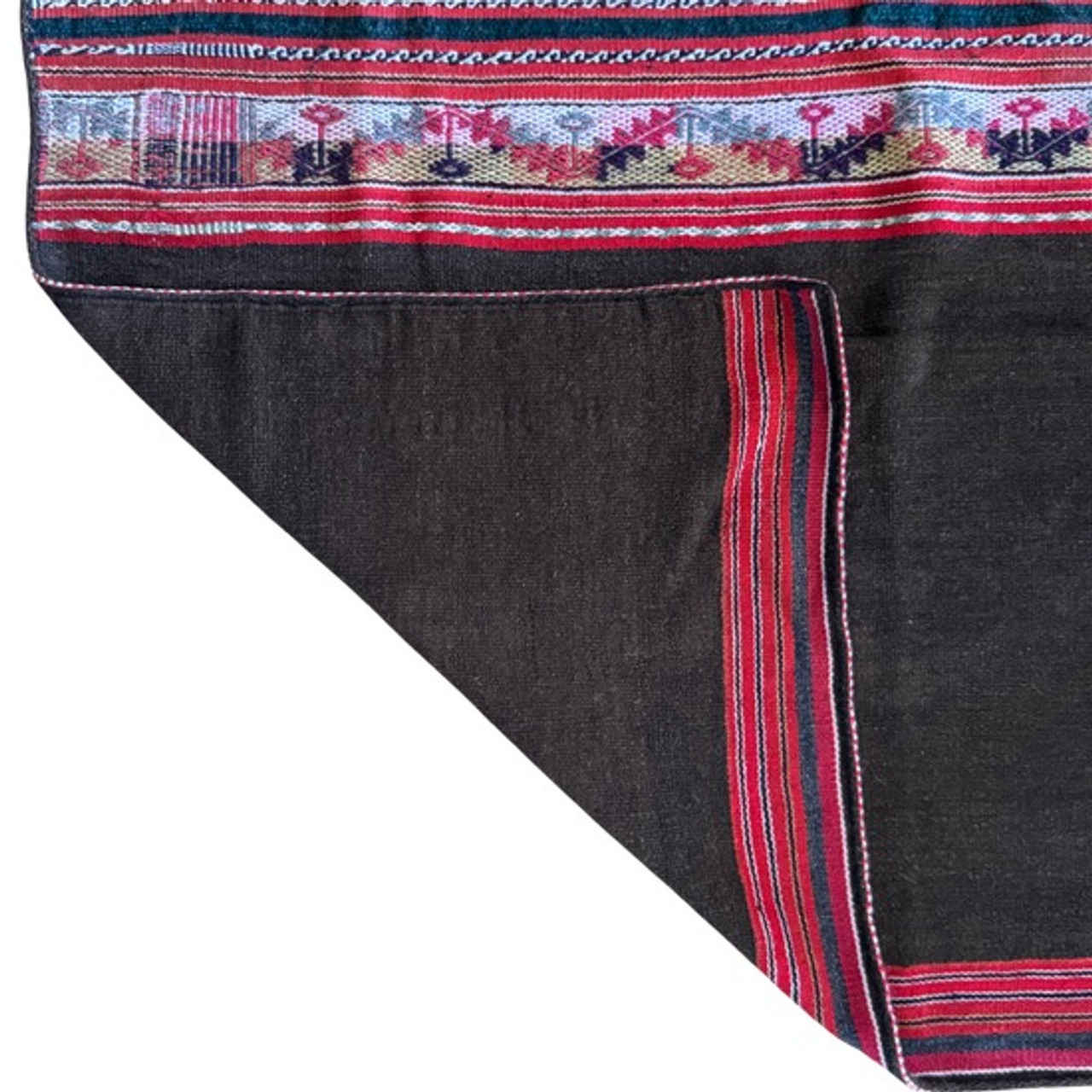 Handwoven Antique Manta from Culta Bolivia, Handwoven Textile