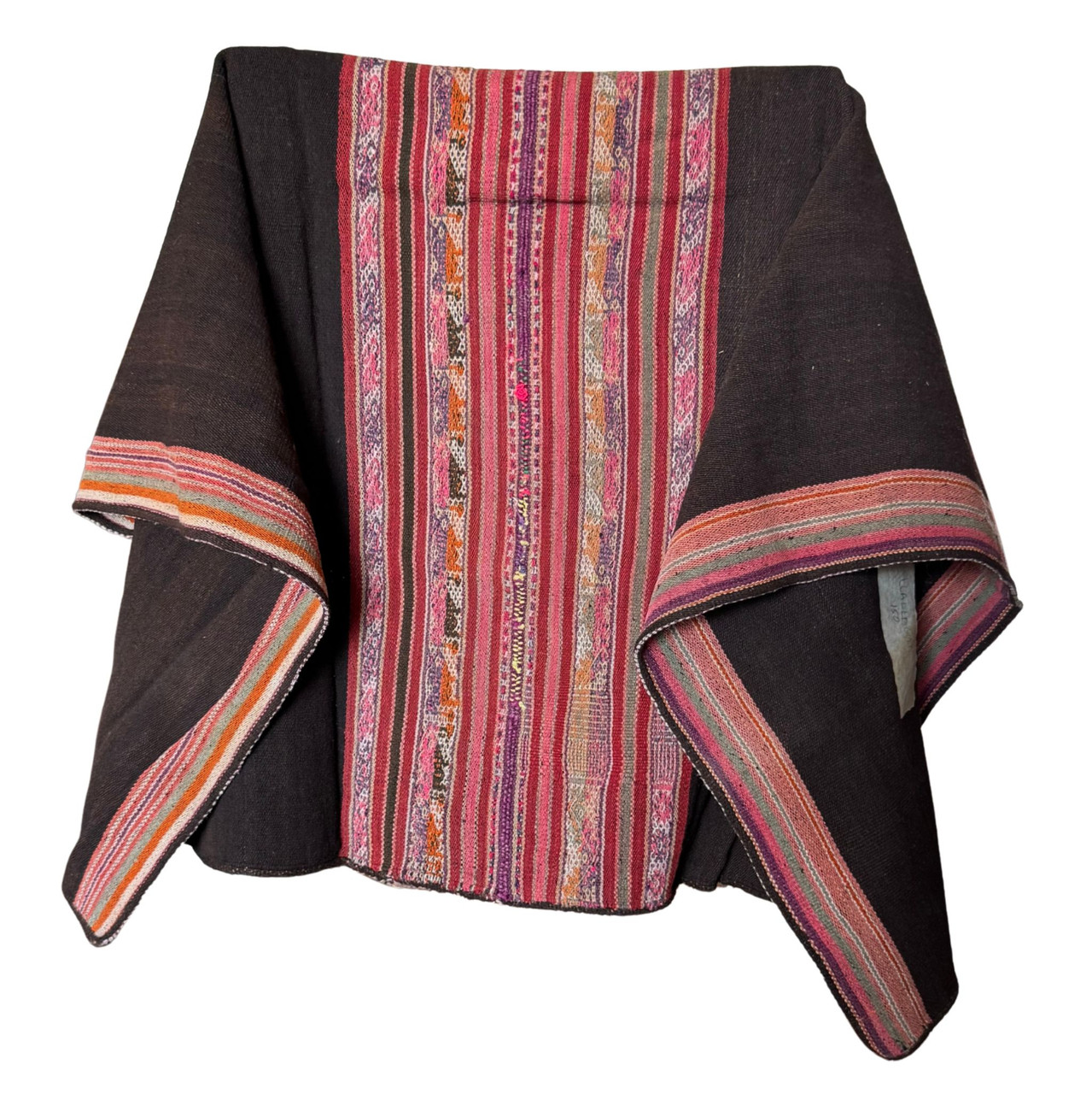 Llallagua Aguayo Vintage Bolivian Textile, Handwoven Natural Dyes Llallagua Aguayo Vintage Bolivian Textile, Handwoven Natural Dyes