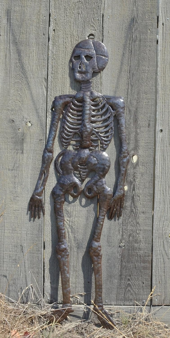 Large Metal Skeleton Decor, Day of the Dead Decorations Large Metal Skeleton Decor, Day of the Dead Decorations
